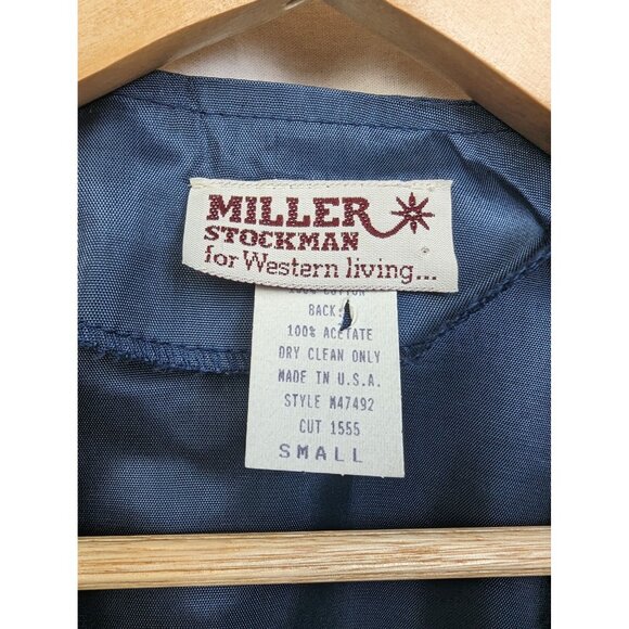 Miller Stockman Women's Vintage Tapestry Western Print Sleeveless Vest Sz S - Picture 4 of 5